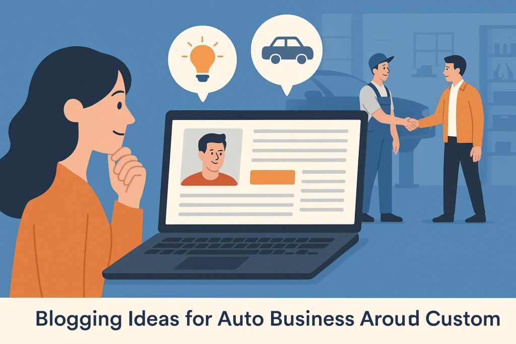 Build Blogging Ideas for Auto Businesses Around Real Customers