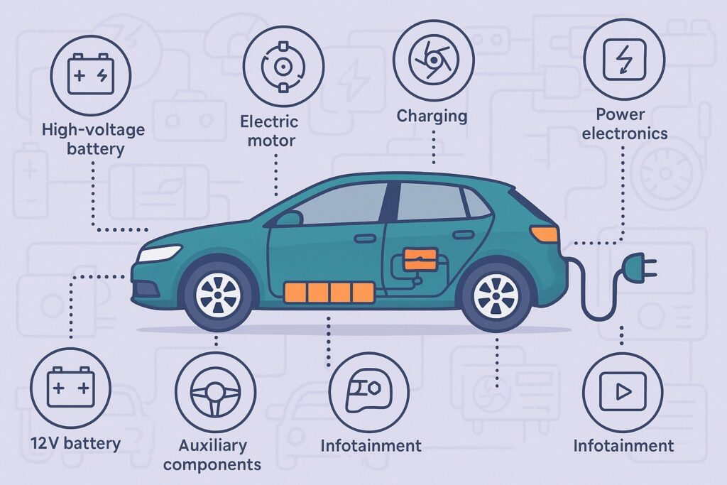 Teach EV Architecture and Subsystems in a Diagnostic-Friendly Way