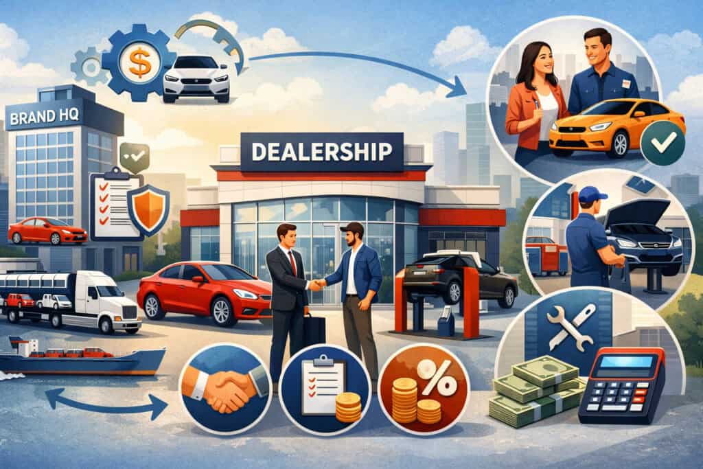 Franchise dealership automotive business model