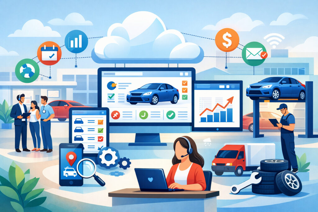 How Cloud-Based Dealership Software Supports Sales and Operations